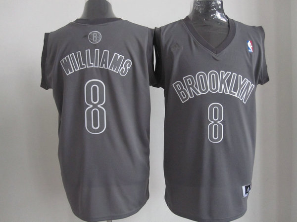  NBA Brooklyn Nets 8 Deron Williams Big Color Fashion Swingman Christmas Day Jersey